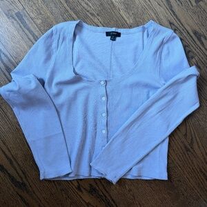 J Crew Long Sleeve Button Down Top